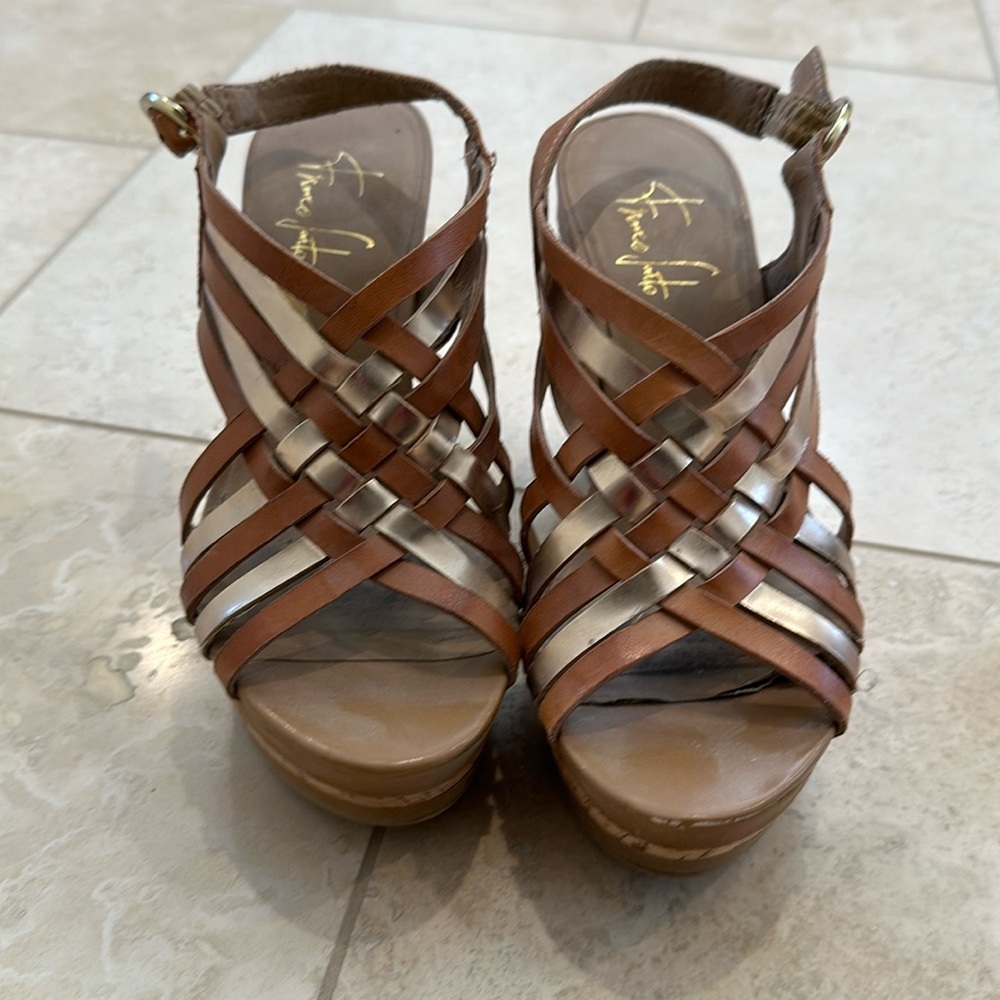 Franco Sarto Wedge Heels - size 5